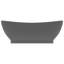 Belfry Bathroom Pearlene 390mm W Ceramic Oval Sink with Overflow-1327032598
