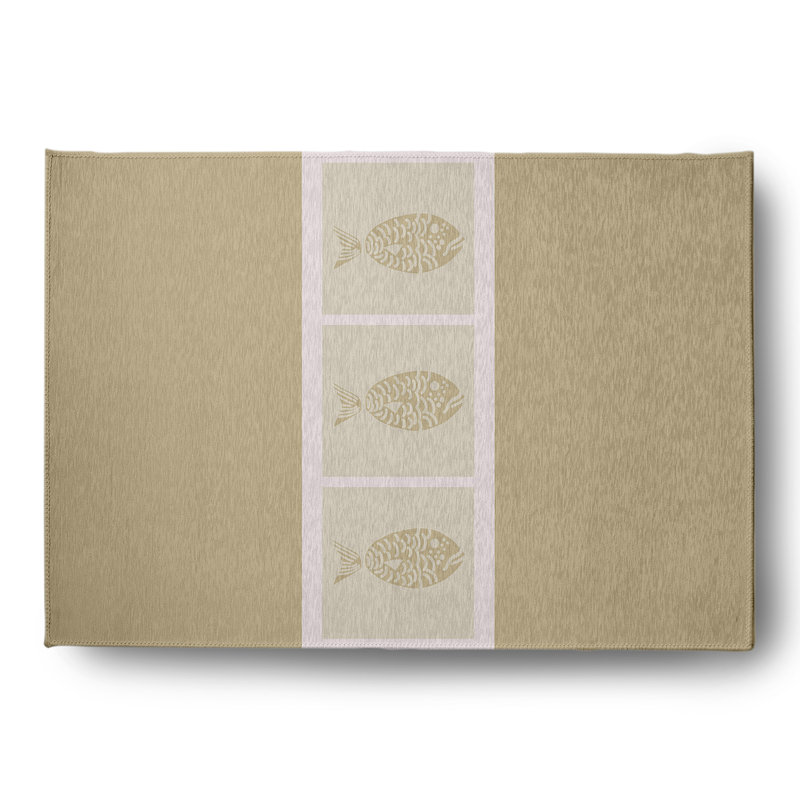 Tapis intérieur / extérieur taupe Manilla, Rectangle 5 pi x 7 pi