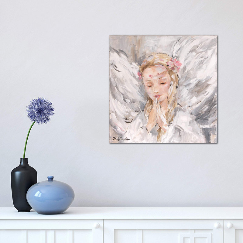Prayer by Debi Coules - Painting on Canvas, 93.98 cm H x 93.98 cm W x 1.91 cm D, No Frame
