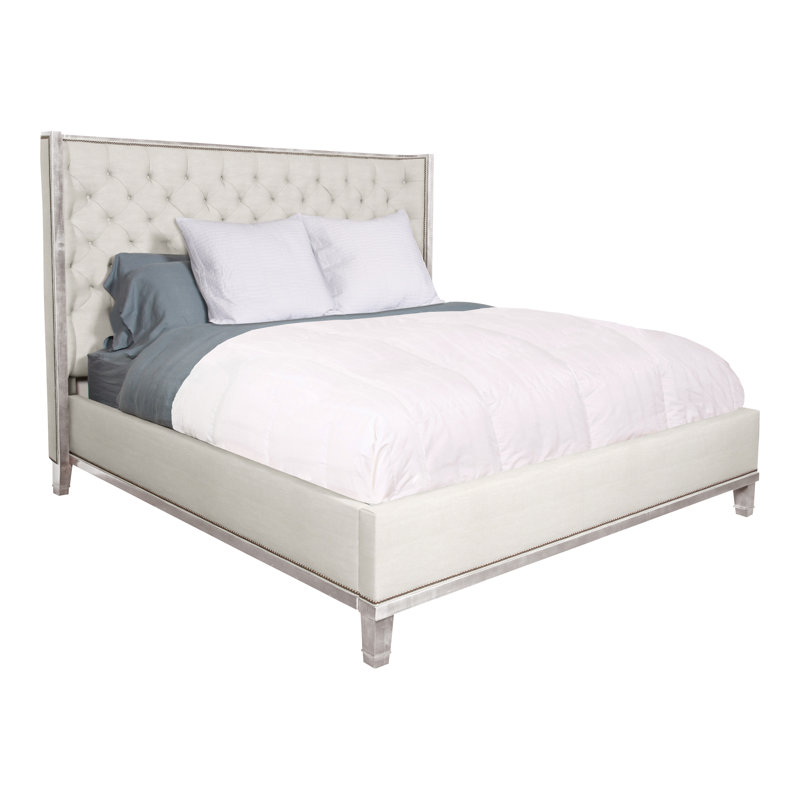Michael Weiss Bed, Ian Pewter, Dove Gray, Queen