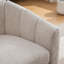 Upholstered Chenille Swivel Armchair-945343591