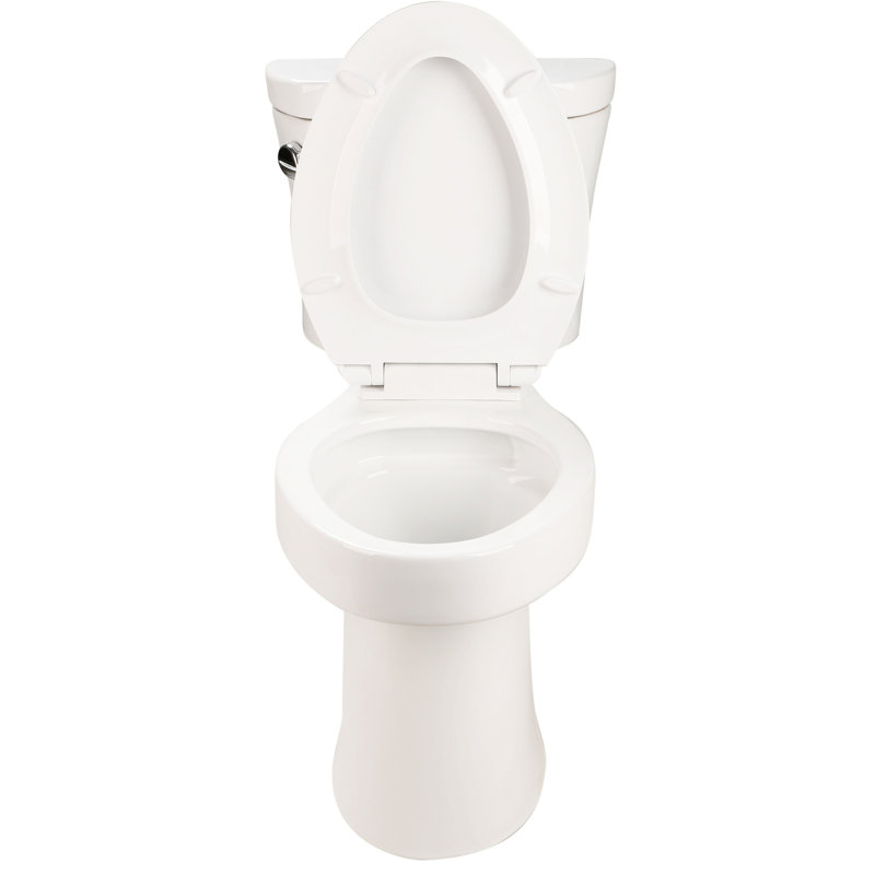 1,28 Toilette, 4,8 Siphonic Two, chasse simple latérale,,, blanc brillant 004, composant de mise à niveau deux, idéal pour la salle de bain