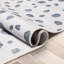 Asusena Kids Rugs Animal Dots Modern Ivory Black Printed Distressed Machine Washable-69875938