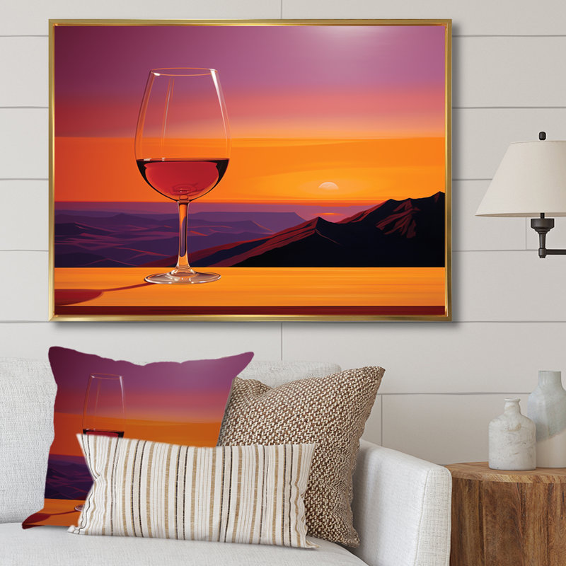Vinos Vista I sur toile, H 12 po x l 20 po x P 1 po, Toile tendue