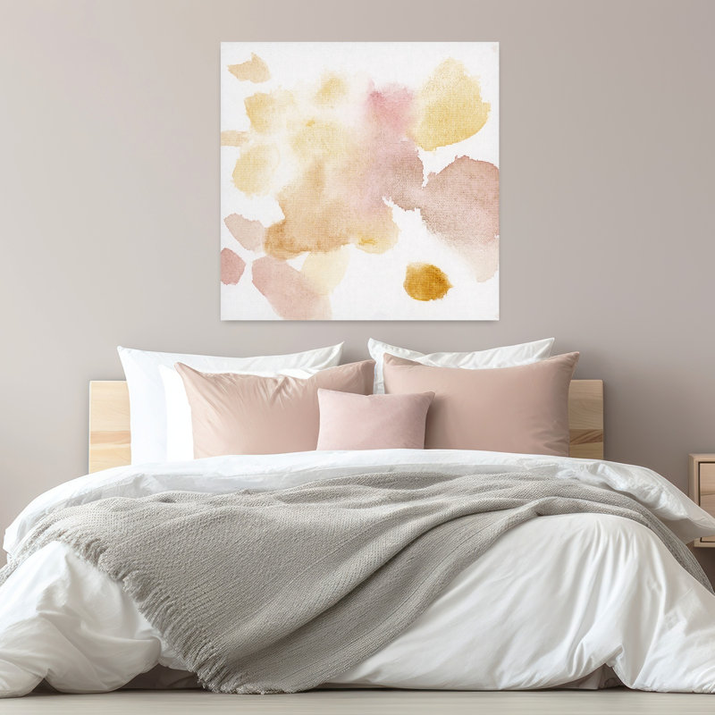 Bloom n ° 12, art abstrait contemporain, H 32 po x l 32 po