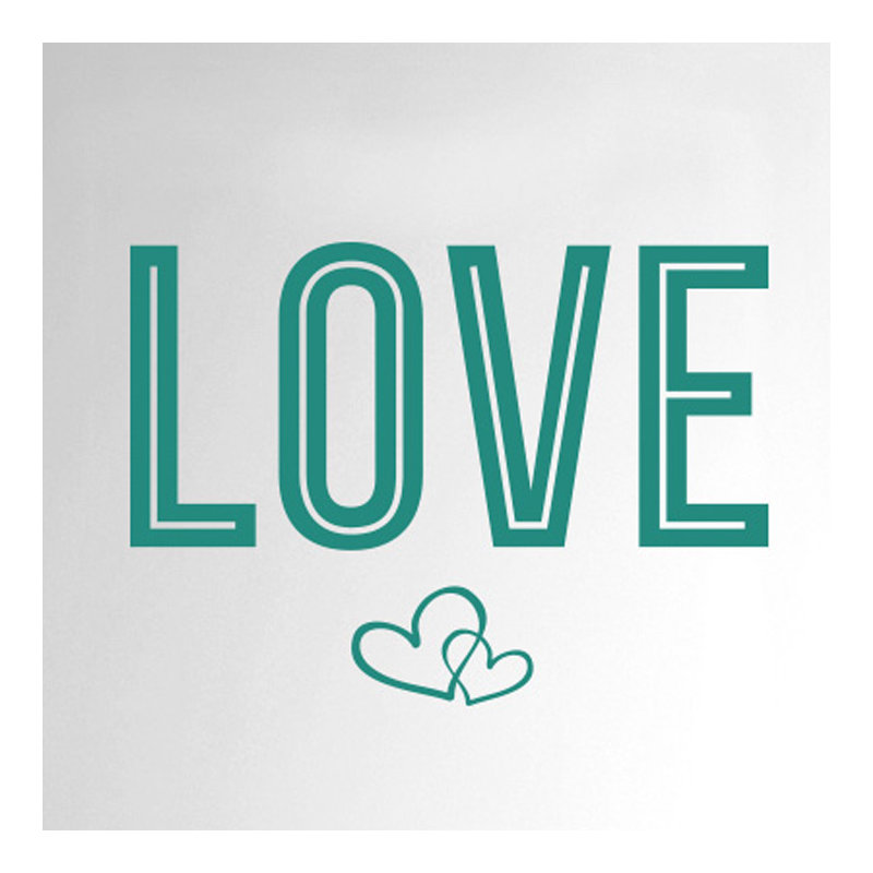 Wall Decal, Aqua Green