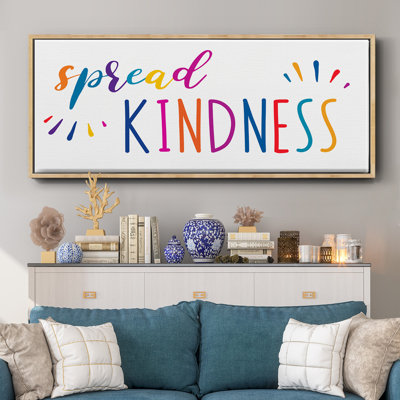 «Rainbow Kindness», toile encadrée