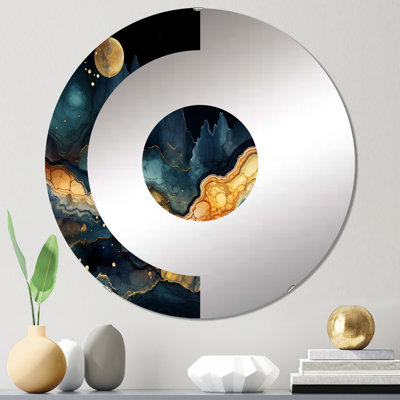 Jeanpaul - Miroir mural demi-cercle