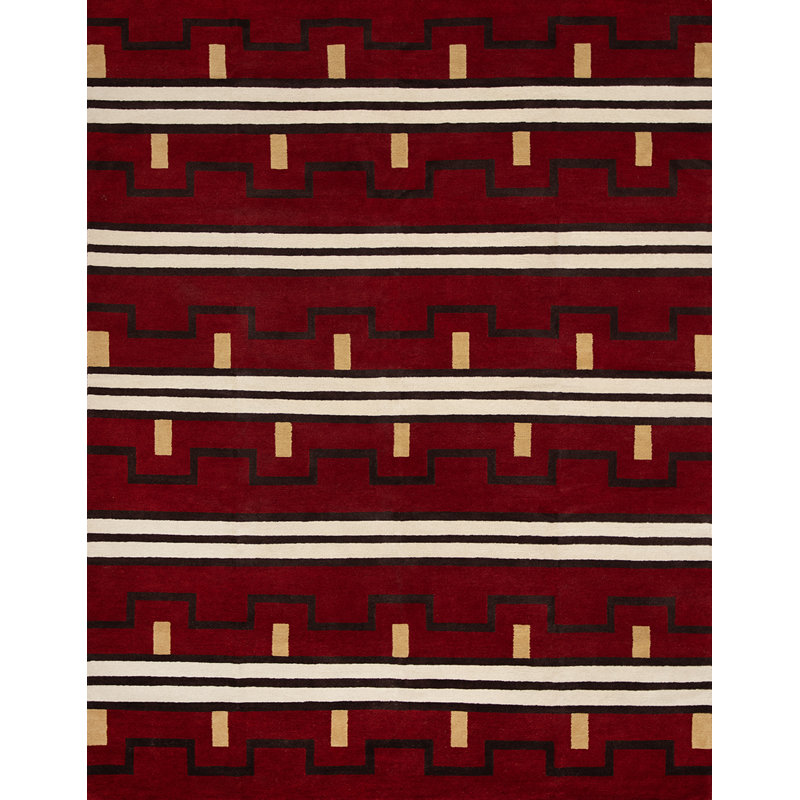 Mesa Handmade Wool Area Rug, Rectangle 5' x 7'
