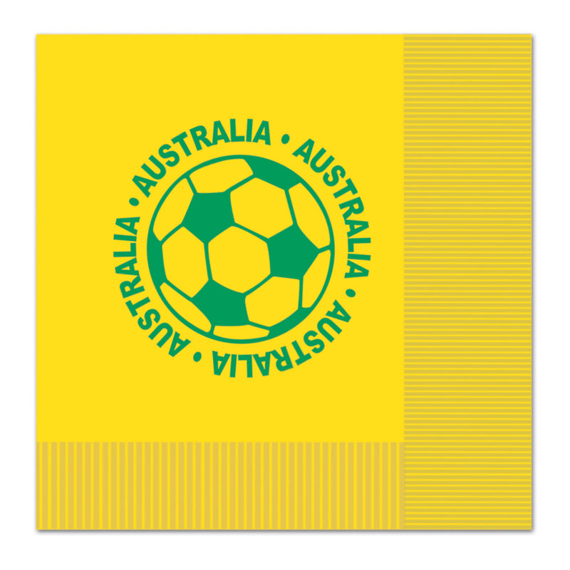 Marasco Paper Square Napkin, Australia, Yellow