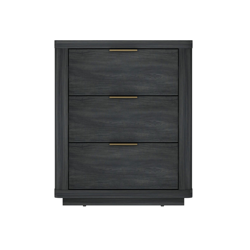 Table de chevet 20 po Evelyn en gris anthracite Evelyn, Gris anthracite
