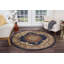 Tapis oriental bleu marine / beige Clarence-20963751