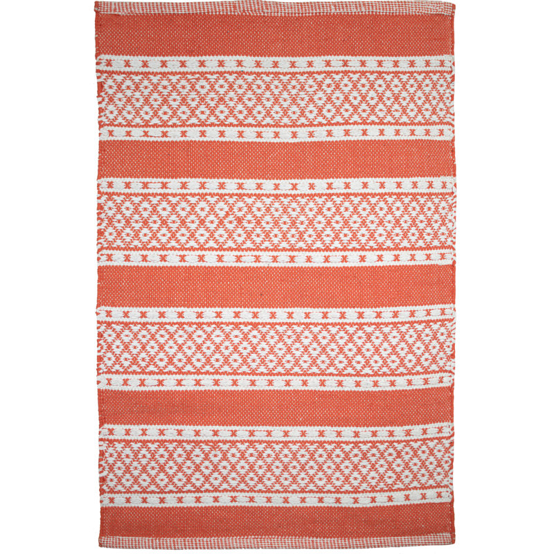 Tapis rectangulaire en coton Aimien, Rectangle 2 pi x 2 pi 11 po