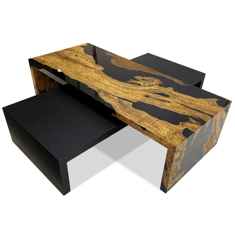Tables gigognes en bois massif Rhésos