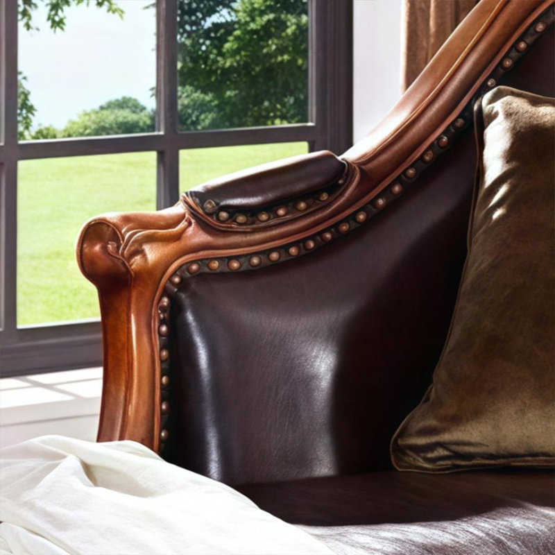 Comfortable quality solid wood chair, Right Hand Facing