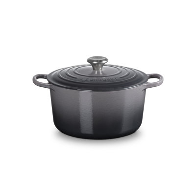 Le Creuset Signature Enameled Cast Iron Deep Round Dutch Oven 6.5 Qt., Oyster