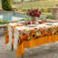 Nappe d'automne de citrouille et de tournesol, nappe de table en feuilles d'érable, décoration rustique pour l'Action de grâce-632571667