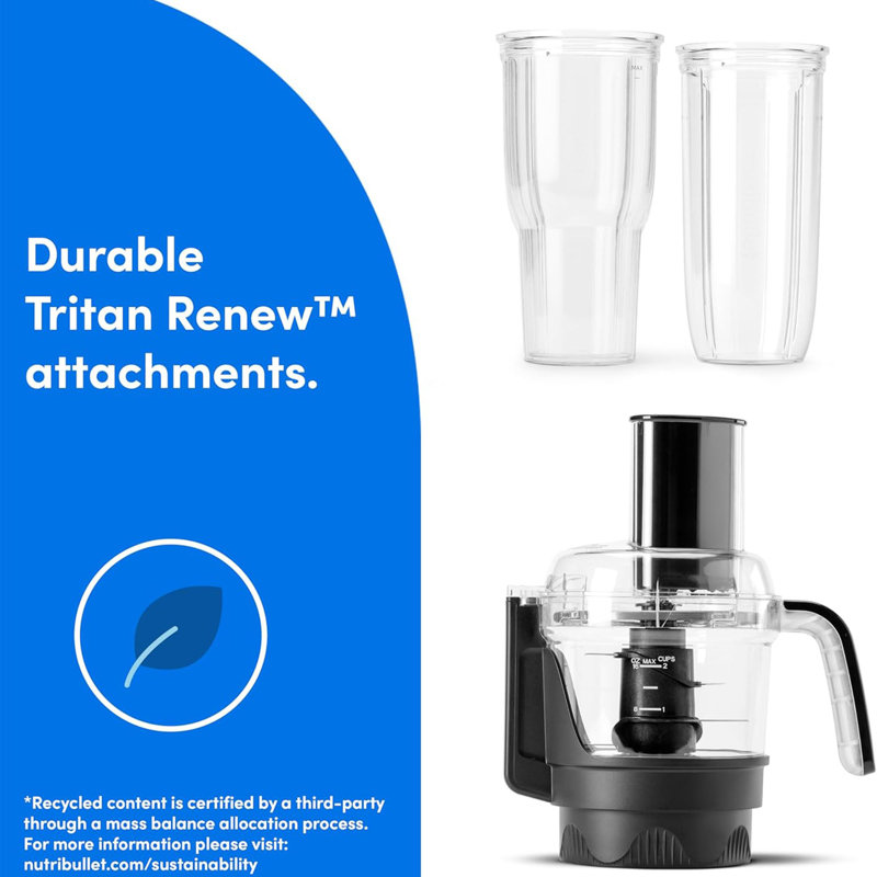 Nutribullet Ultra Plus+ 3-1 Compact Kitchen System, Brass, Brass
