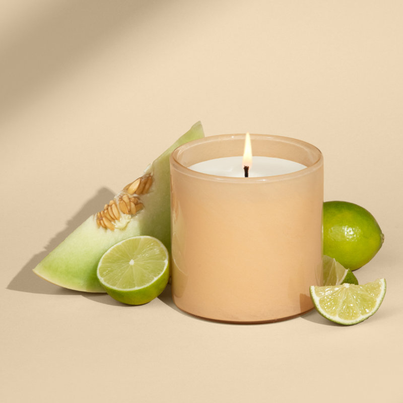House and Home 15.5oz Paloma Melon Signature Candle - Veranda, 15.5 oz.
