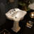 WS Bath Collections Contea 18.9 " U-Shaped Bathroom Sink and Overflow Hole-16965420