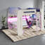 Lits doubles gain d'espace avec rangement, mezzanine de jeu en MDF pour ado-25788491
