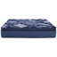14 po, bleu + multi, unité de poche, très grand matelas, mousse à mémoire de forme, couches de mousse, super doux, couvre-lit, taille compressée et roulée, tissu doux,