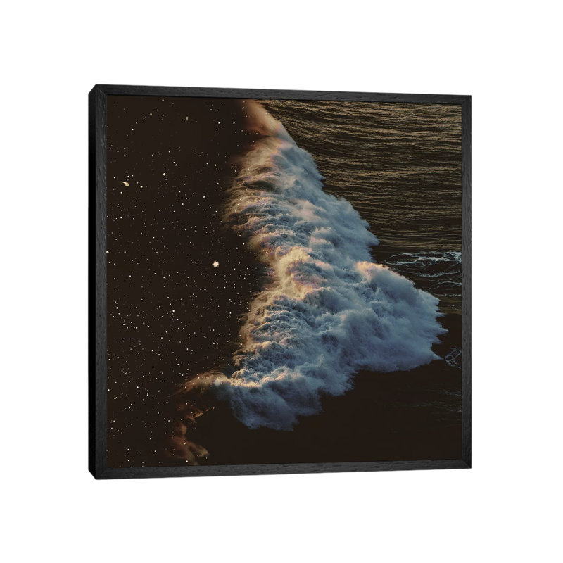 Multiverse 1 Piece Wall Art on Canvas, 45.72 cm H x 45.72 cm W, Black Framed