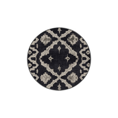 Machine Washable Purple Area Rug