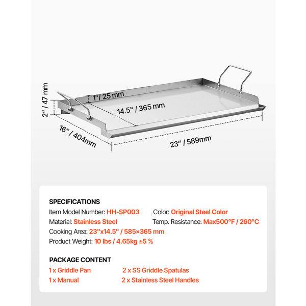 Dimensions du produit