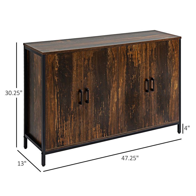 Multi-functional Cabinet with Adjustable Shelves