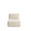Canapé modulaire en mousse à mémoire de forme moderne, méridienne simple pour le salon, canapé modulaire Cloud pour animaux de compagnie, tissu en velours côtelé, repose-pieds mobile, aucun assemblage requis, beige-749113876