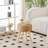 Round Upholstered Ottomans-451959167