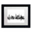 «Chicago IL Skyline BW», impression encadrée-17771748-39826781