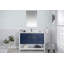 Ensemble de meuble-lavabo simple 47,2 po avec miroir Cesiro-867579165