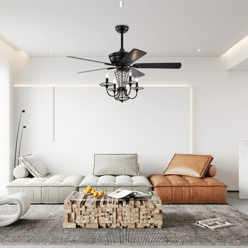 Ventilateur de plafond avec ensemble d'éclairage Freja