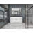 Campbelle 60 " W Freestanding Standard 2 Double Vanity Bathroom Vanity With Plastic Top-71523811-71523808