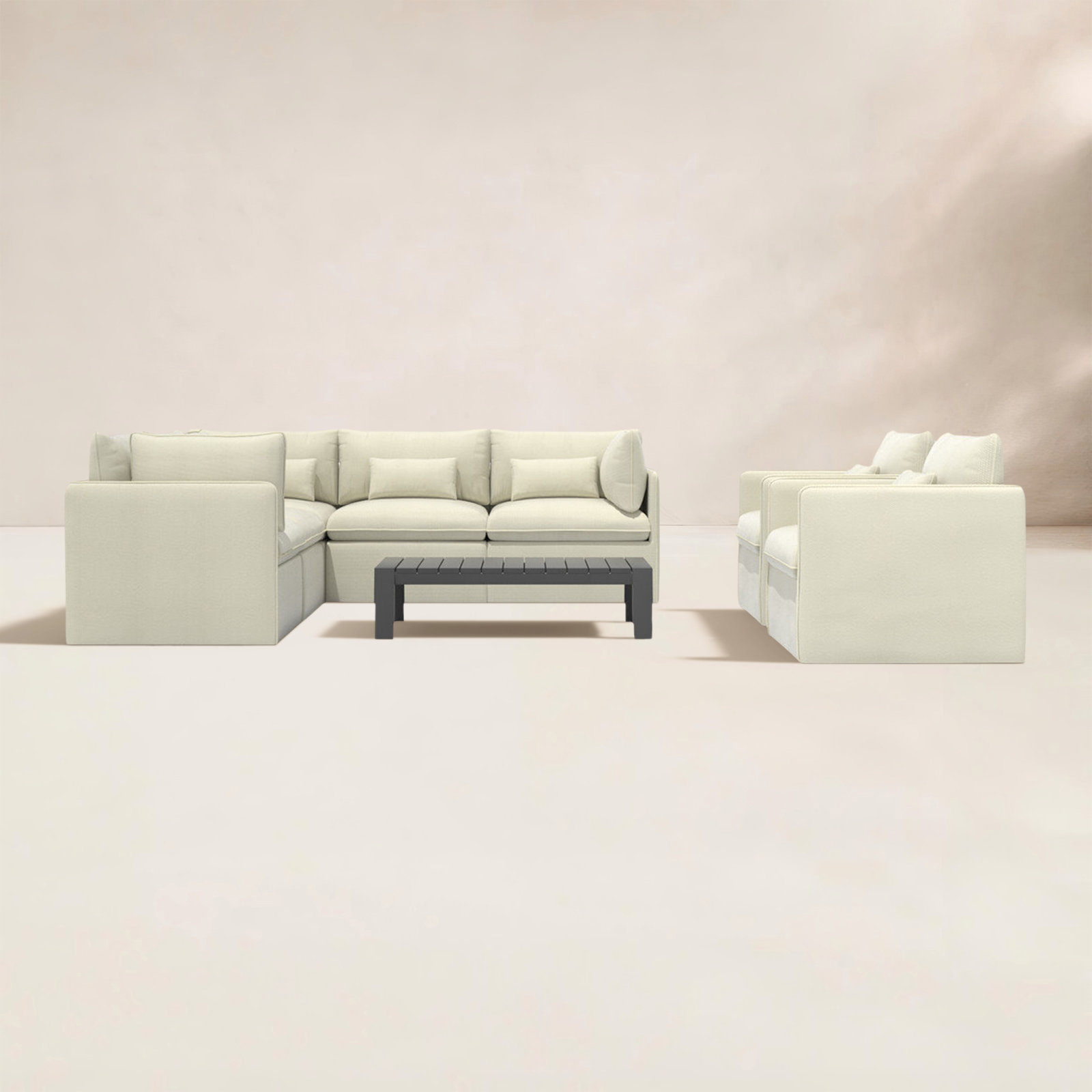 Valliere 8pc Multi-Chair Seating Set