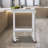 Stainless Steel Work Table 12 x 24 x 34 Inch, 700 LBS Load Capacity with 4 Wheels, 3 Adjustable Height Levels, Heavy-Duty Food Prep Worktable for Commercial Kitchen Restaurant, Silver-62288013