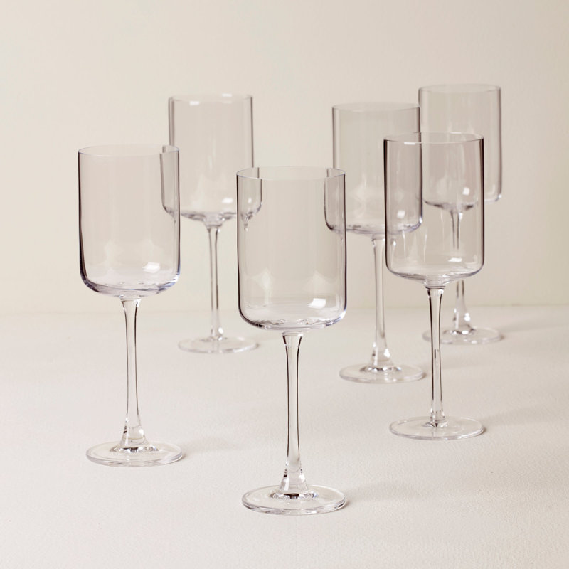Lenox Tuscany Classics Straight Set Of 6 Wine Glasses - White