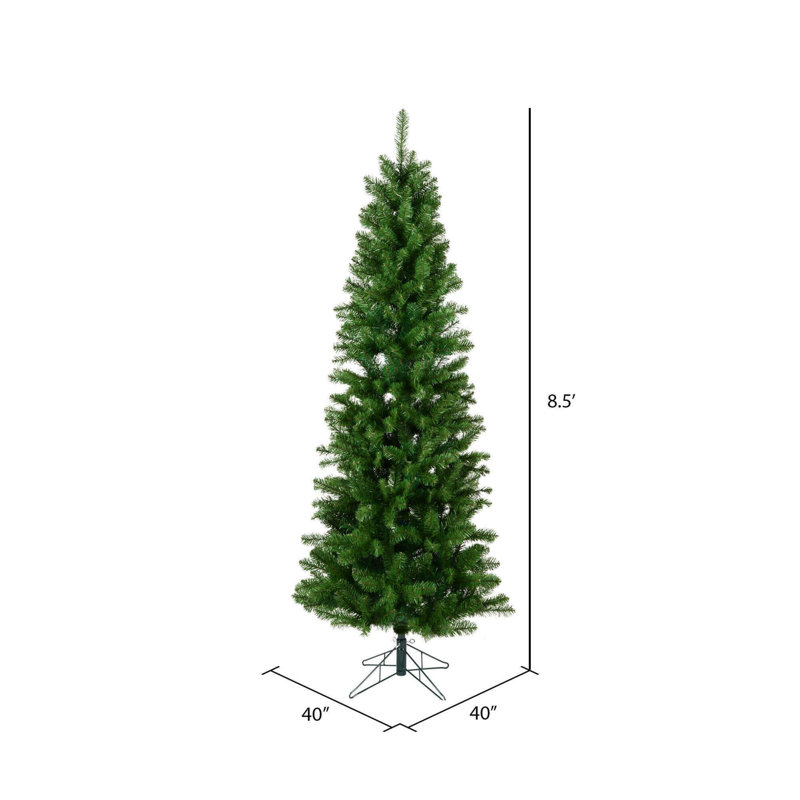 Arbre de noël artificiel vert 8,5 pi