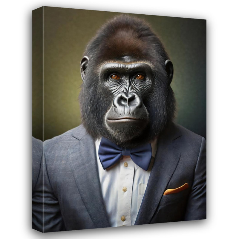 " Gorilla ", 24" H x 20" W