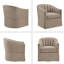 Fauteuil d'appoint pivotant avec jupe Solitude-1103863796