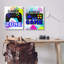"Gamer Zone Splash", ensemble de 2 toiles d'art mural par Kim Allen-455477892