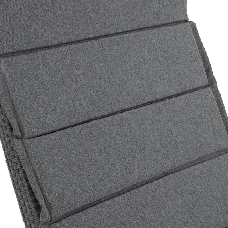 Islander Outdoor Chaise Lounge, Gray