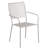 Meranda 35.25'' Round Indoor-Outdoor Steel Patio Table Set with 2 Square Back Chairs-24678936