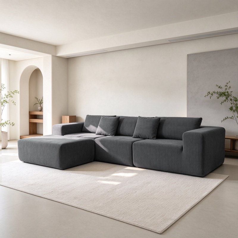 Canapé d'angle modulaire 28,7 po, canapé d'angle