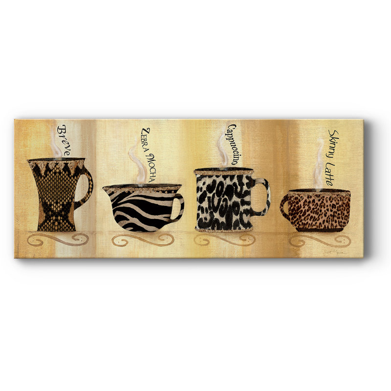 Café Exotica II sur toile, H 20 po x l 50 po x P 1,5 po