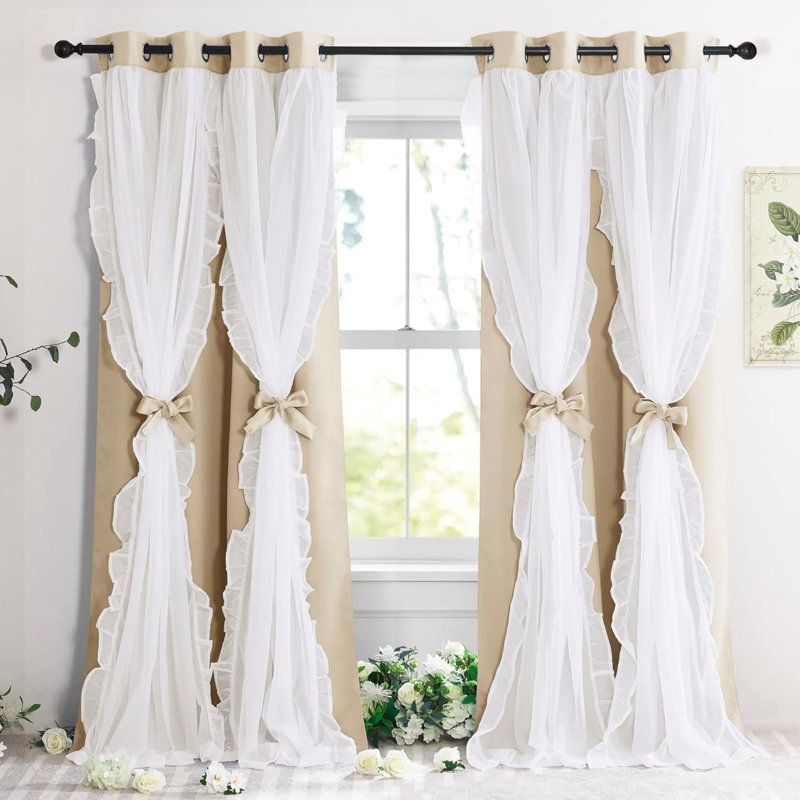Room Darkening Curtain Panel Pair