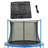 Machrus Upper Bounce Trampoline Enclosure Net, Fits 10' Round Frame, Using 4 Poles (or 2 Arches)