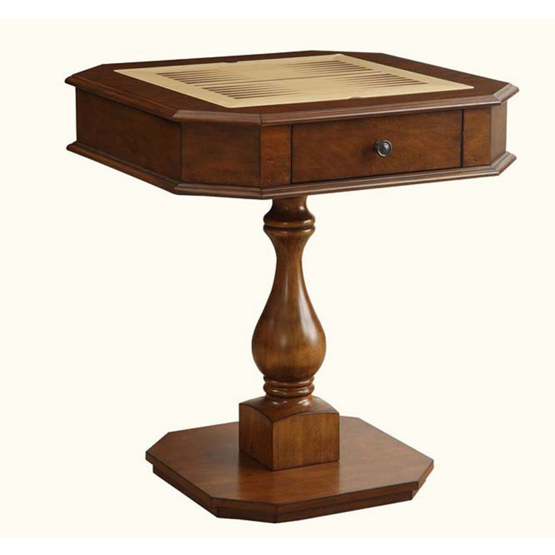 Bishop 28'' L 1 Game Multi Game Table, Brown